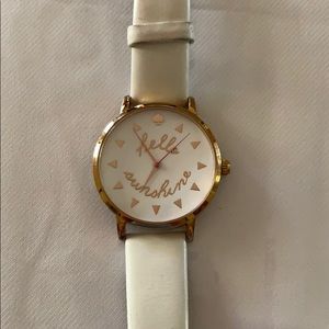 Kate Spade watch (white)